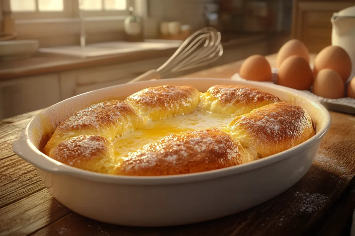 Thick slices of brioche soaking in an egg mixture to prepare French toast, illustrating how long to soak French toast before cooking.